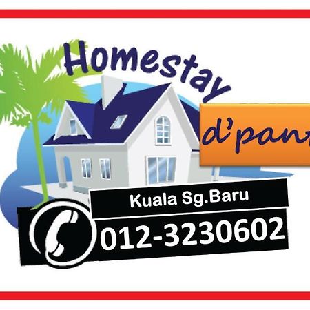 D'Pantai Homestay Kuala Sg. Baru Malacca Eksteriør bilde